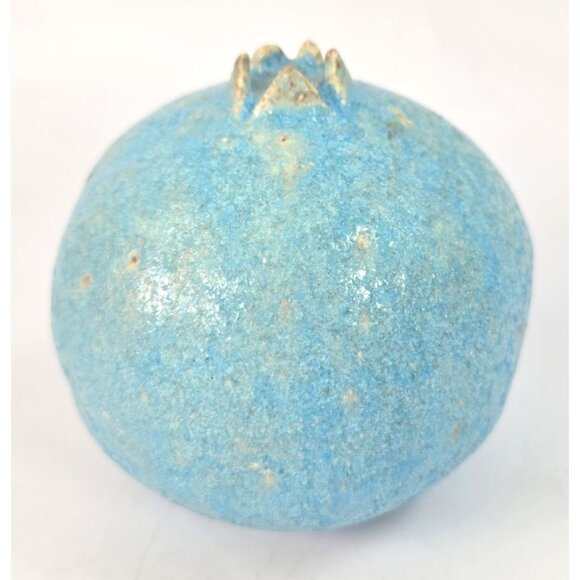 Manousos Chalkiadakis Ceramic Pomegranate Paperweight Greek Studio Artist - Picture 5 of 12